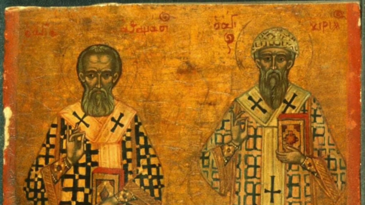 Δεῦτε φιλεόρτων τὸ σύστημα, ἦχος πλ. α’  Ε.Γ.Μ.