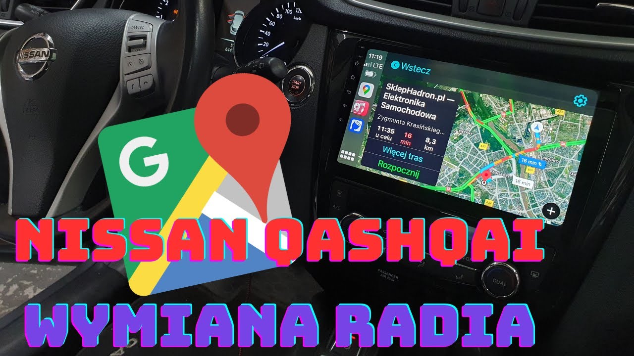 Radio Android oraz Android Auto i CarPlay do Nissana Qashqai (GMS 9974TQ - obsługa kamer 360 stopni)