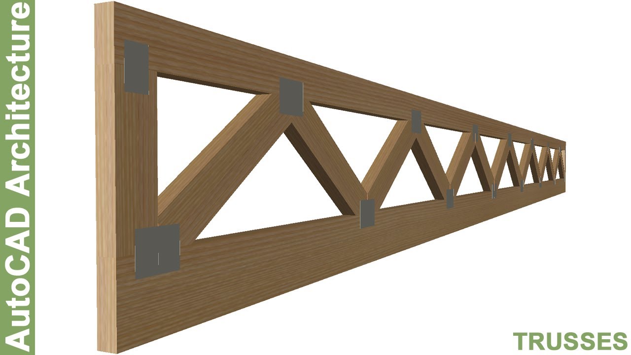 Open Web Wood Trusses in AutoCAD Architecture