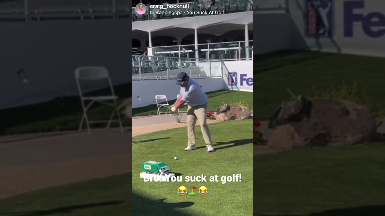 You suck at golf! LOL 😂 Hilarious #golfmemes