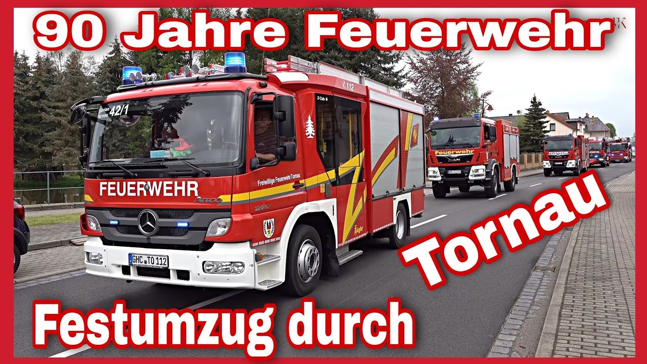 FESTUMZUG9️⃣0️⃣Jahre FF Tornau🚒🚨