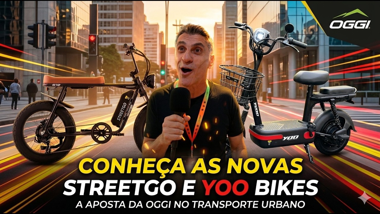 Conheça as novas Bicicletas StreetGO e Yoo Bikes: Aposta da Oggi no transporte urbano David Peterle
