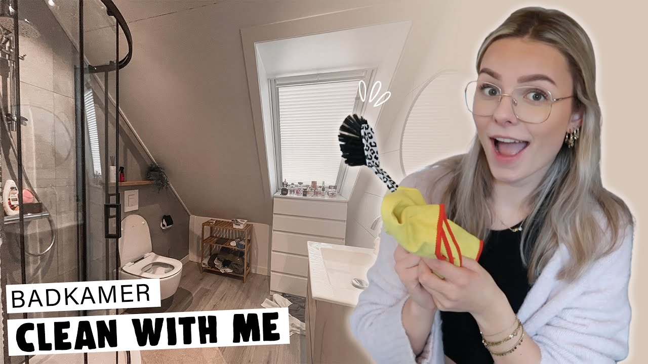 m’n hele BADKAMER OPRUIMEN & SCHOONMAKEN 🌼 | Floor Delver