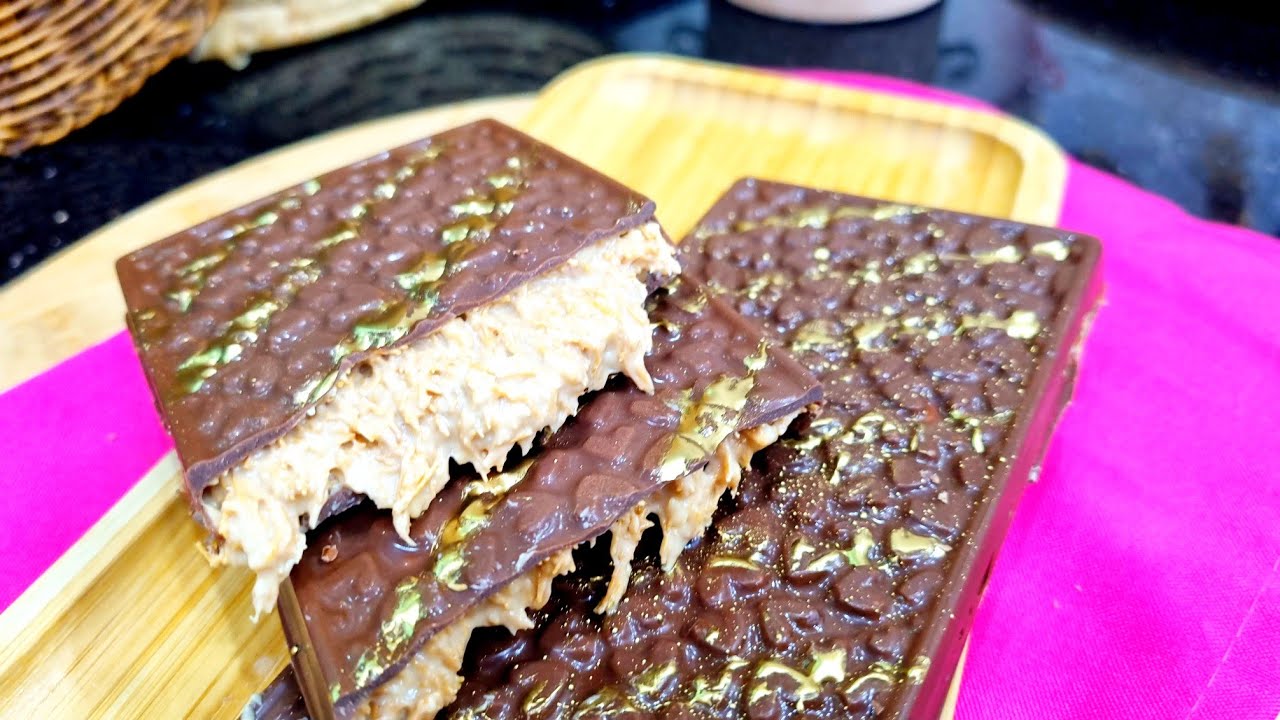 مطبخ ام وليد / شوكولاطة دبى ، بحشو البوينو و الكنافة المقرمشة ، اسهل طريقة و بنة خرافية 😋😍👍.