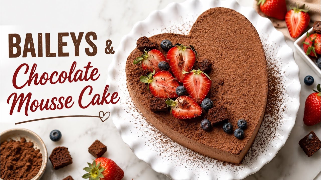 Baileys & Chocolate Mousse Cake
