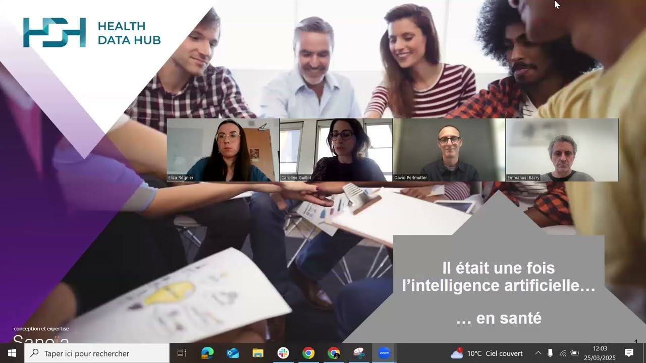 Webinaire Les Mardis de la donnée de santé - L'intelligence artificielle en santé