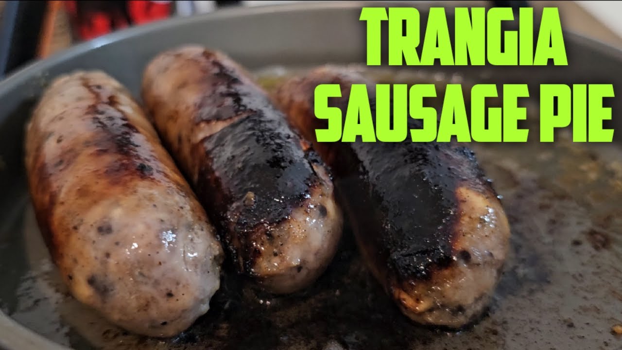 Trangia Cooking -  sausage pie