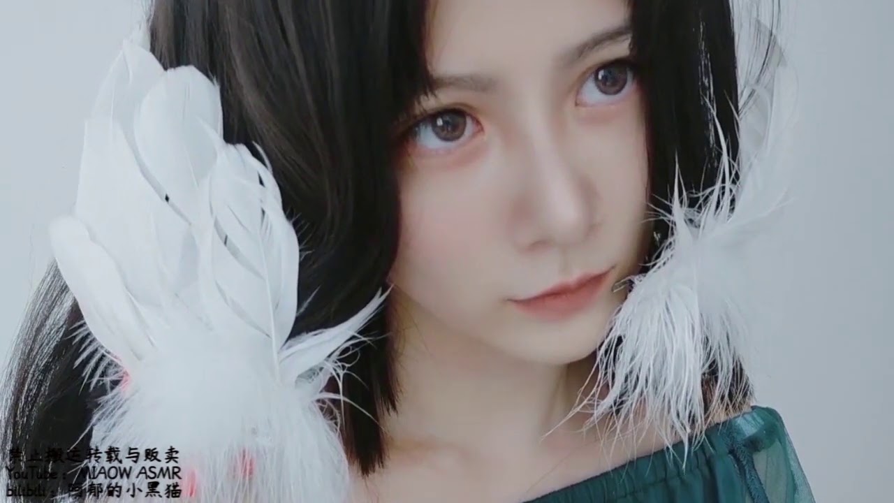 #449 3D环绕，粘稠的按摩EAR MASSAGE 毛巾马杀鸡deep ear clean asmr 没油一样好听   non OIL【阿郁的小黑猫/ MIAOW ASMR】