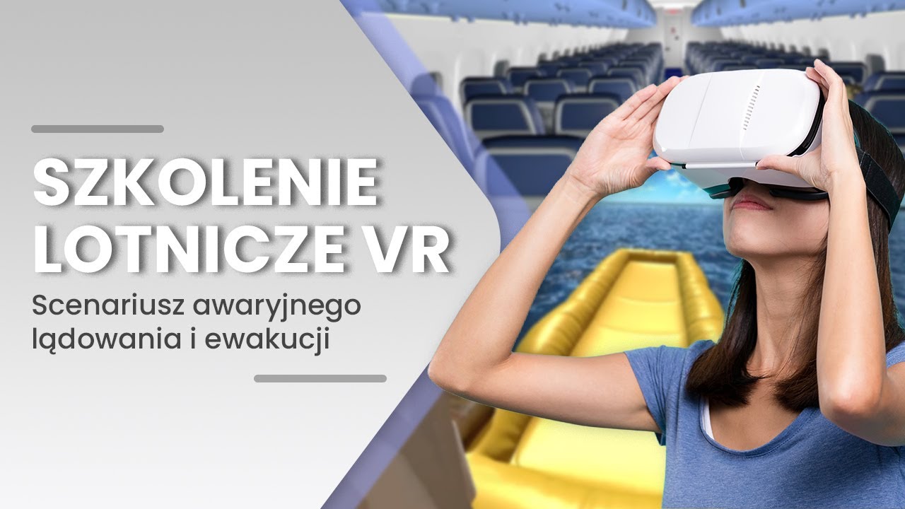 Szkolenia Lotnicze VR – Scenariusz Awaryjnego Lądowania i Ewakuacji! #vrtraining #vrexperience