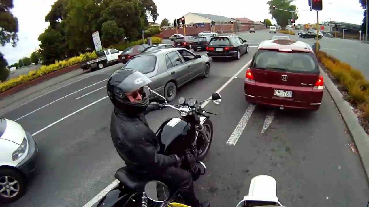 Motorcycle ride, Port Hills, Christchurch, New Zealand