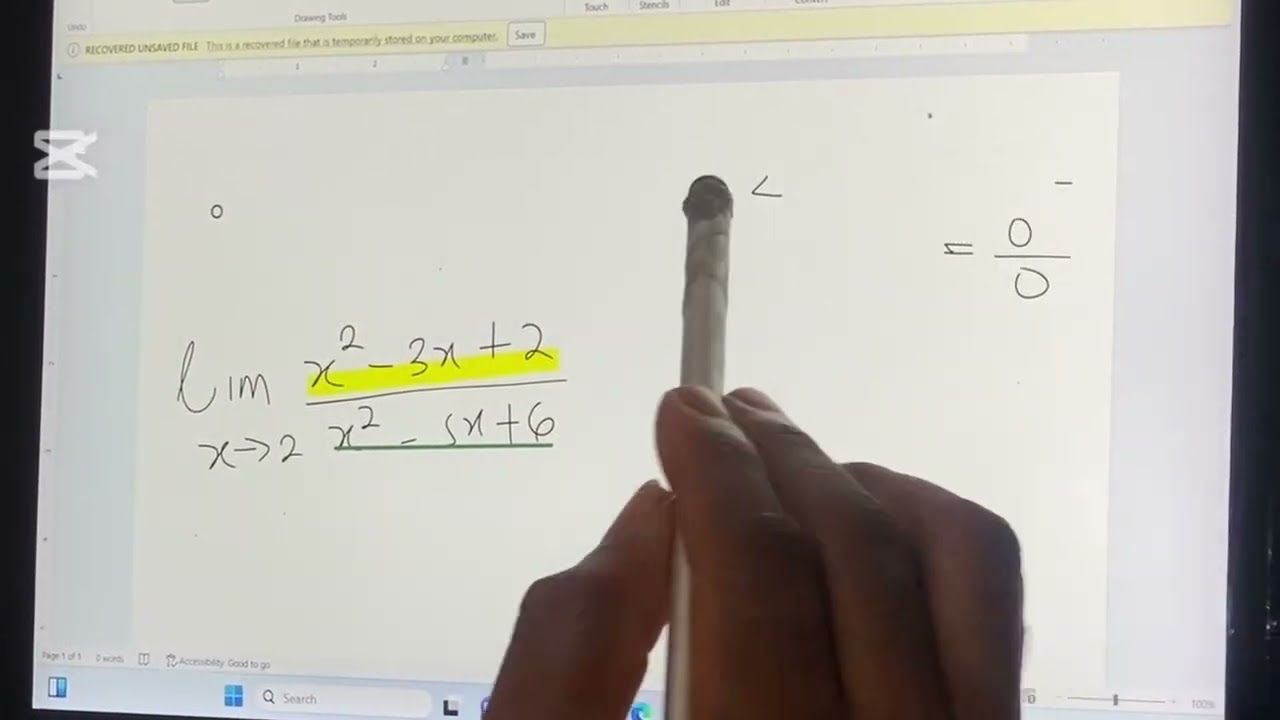 LIMIT OF A FUNCTION BY FACTORIZATION METHOD PART -1 
