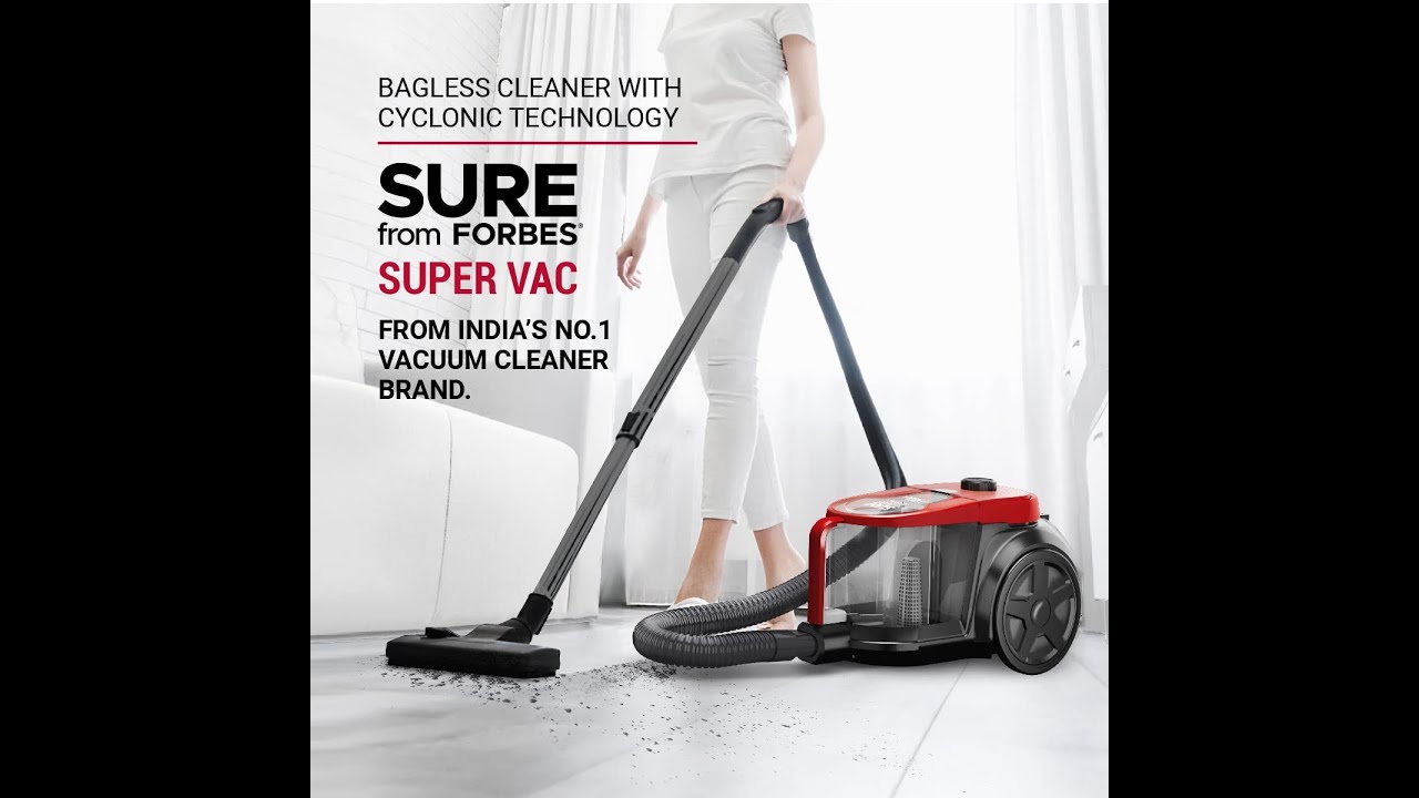 Eureka Forbes SuperVac 1600W - Powerful Bagless Vacuum Cleaner Review & Demo!