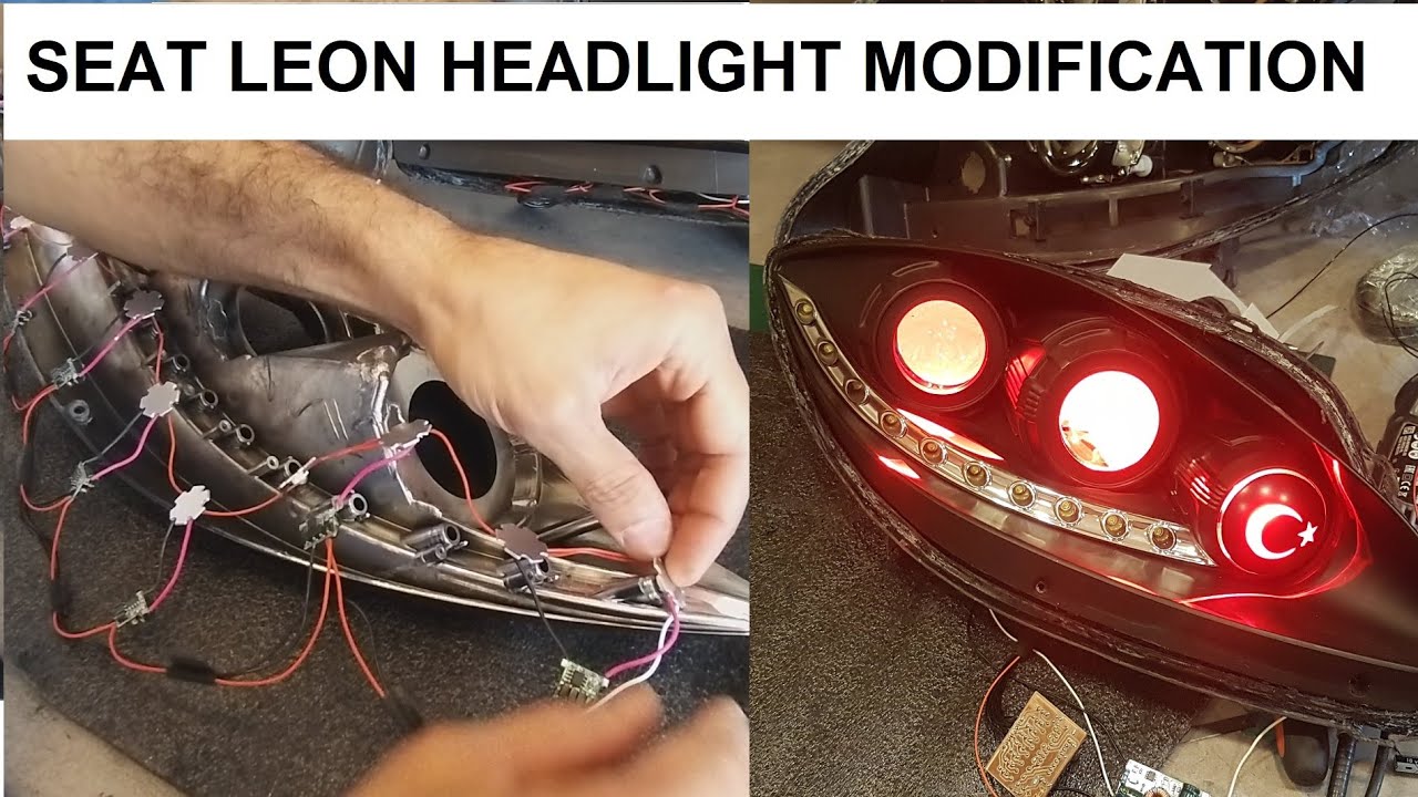 SEAT LEON FAR MODİFİKASYONU // DRL // KAYAR SİNYAL