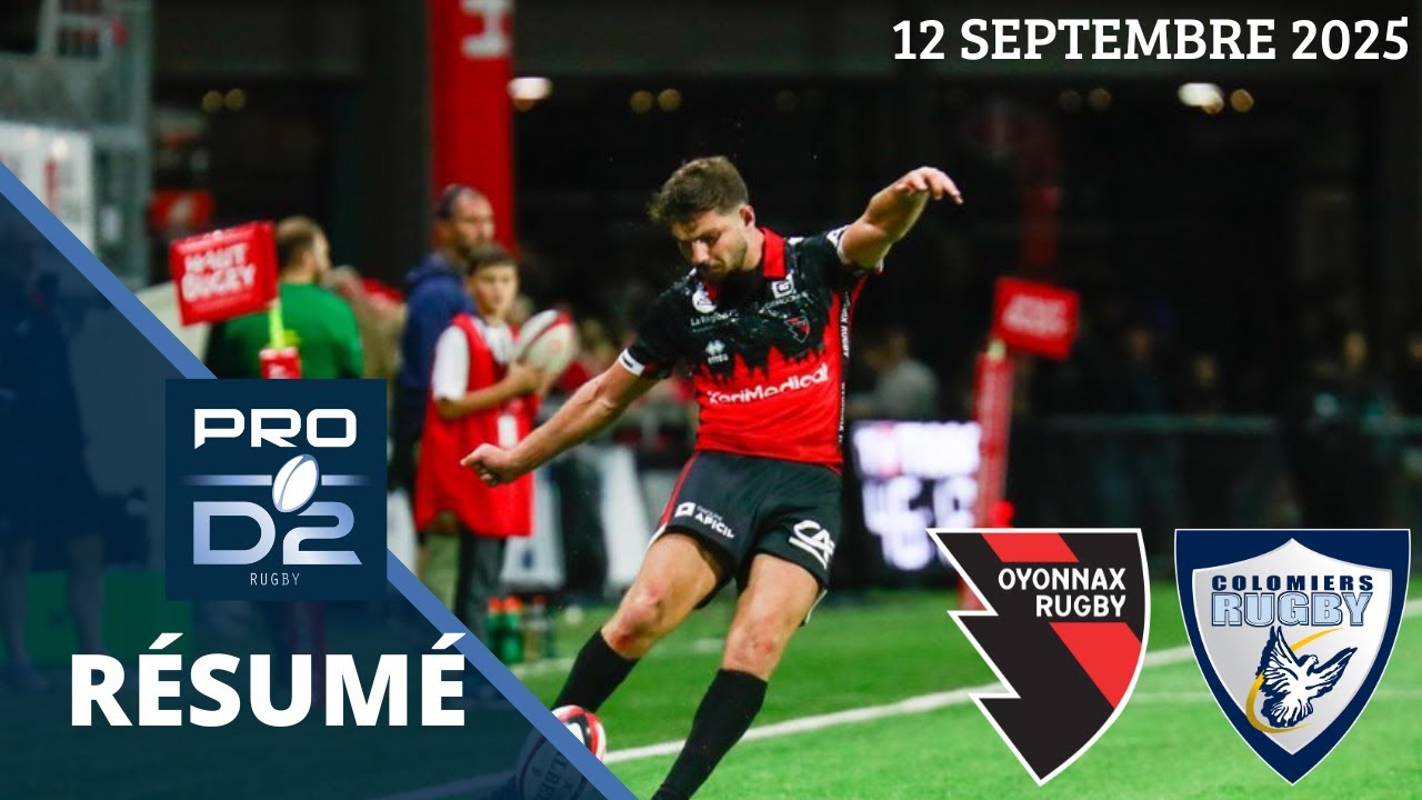 J3 Pro D2 : le résumé d'Oyonnax vs Colomiers - Saison 2025/26