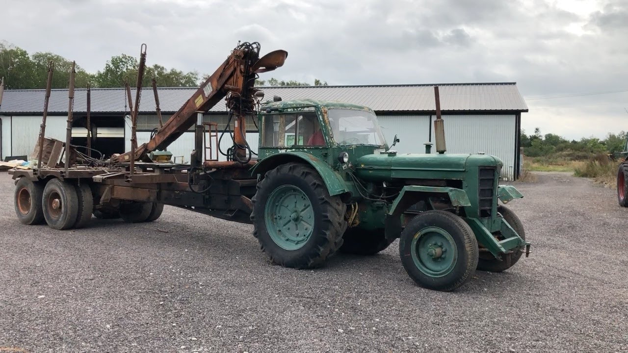 Köp Traktor med timmervagn Bolinder-Munktell / Volvo 470 I Bison på Klaravik