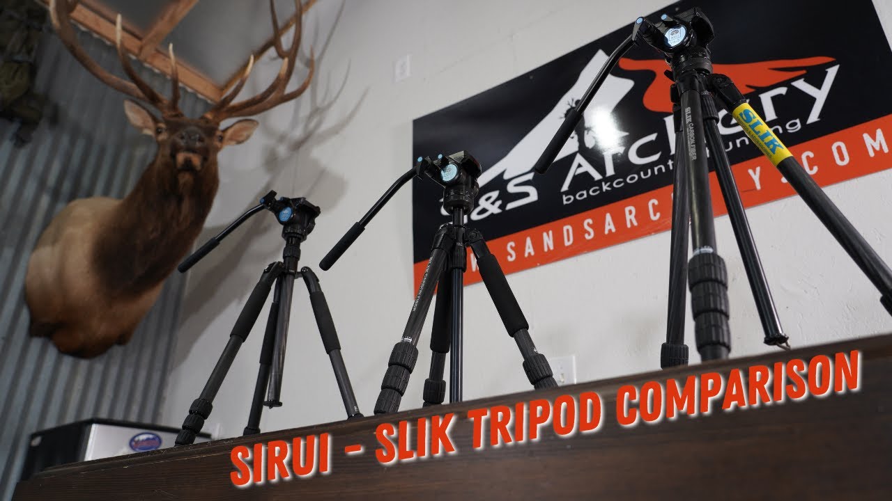 Sirui vs. Slik Tripod Comparison - S&S Archery