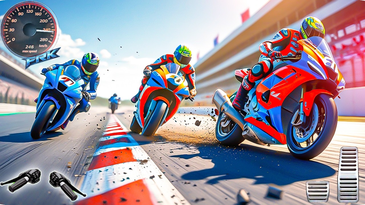 Insane Tracks High Speed Bike Racing Gameplay | GT BIKE RACING - Android Gameplay 
