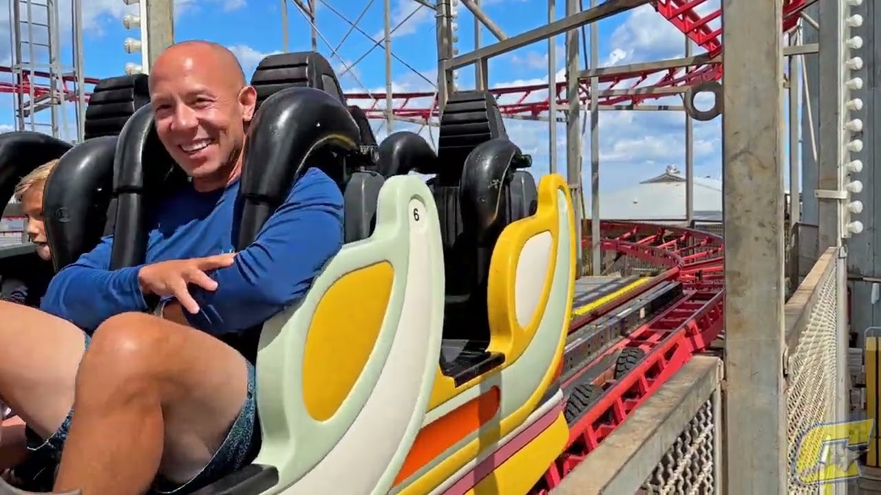 Rollie's Coaster (4K OFF Ride POV)- Morey's Piers, Wildwood, NJ