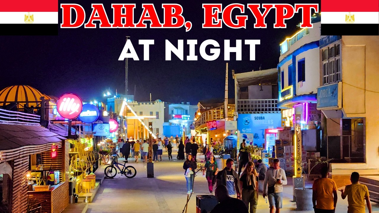 Dahab, Egypt at Night: A Walking Tour