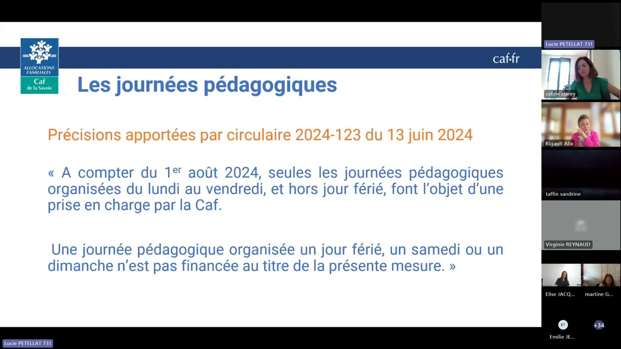 Enregistrement de la visio du 17 juin 2024 - ACTU EAJE