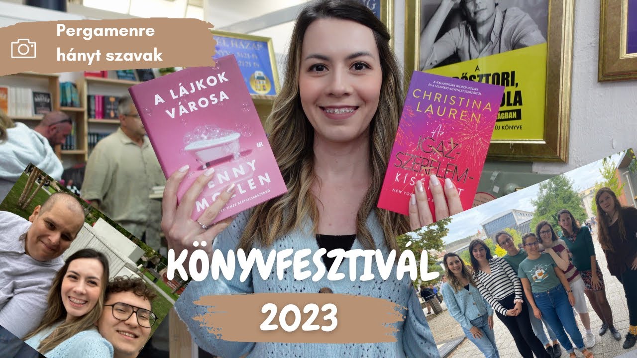 Könyvfesztivál + book haul 2023 | Pergamenre hányt szavak