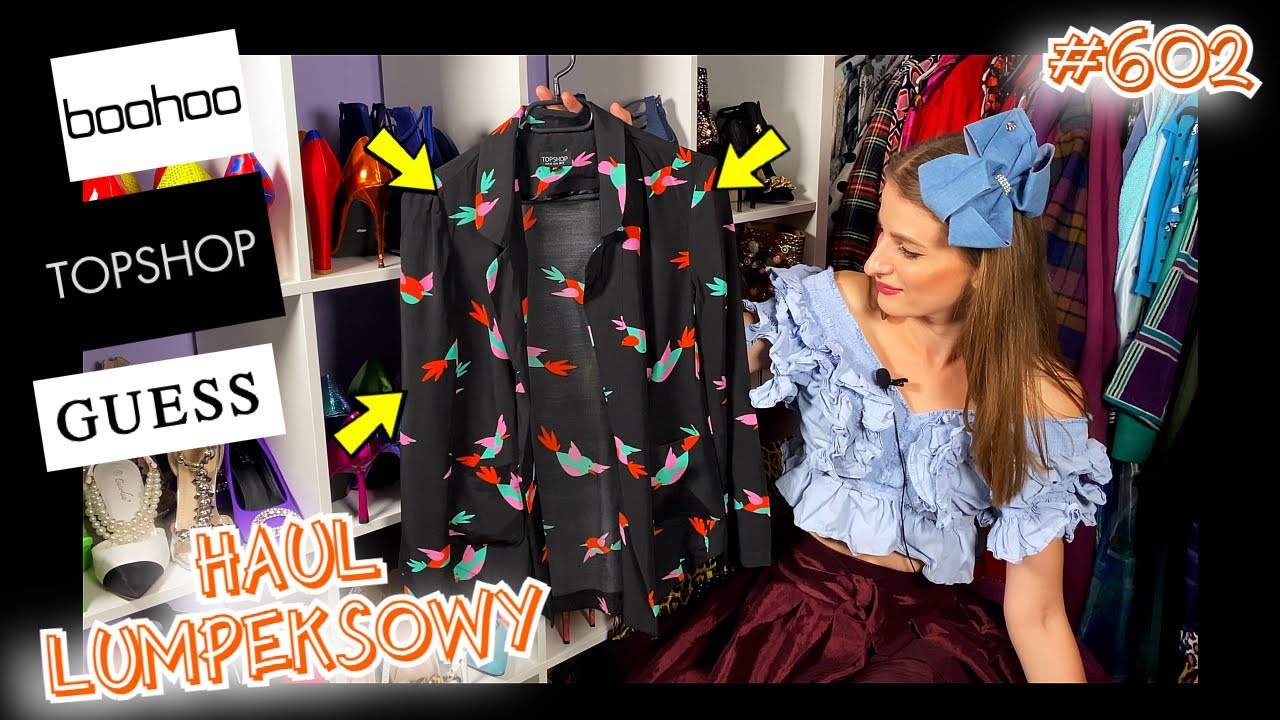 JAK LUKSUSOWO UBRAĆ SIĘ W LUMPEKSIE? 👜👠STYLIZACJE I INSPIRACJE Z SECOND HANDU #DIY #MIERZYMY #602