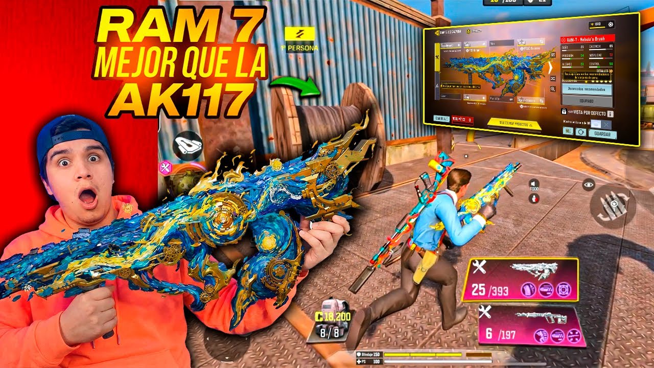 DEJA DE USAR LA AK117 🚫 La RAM-7 Mata Más Rápido (Clase Rota) | COD MOBILE