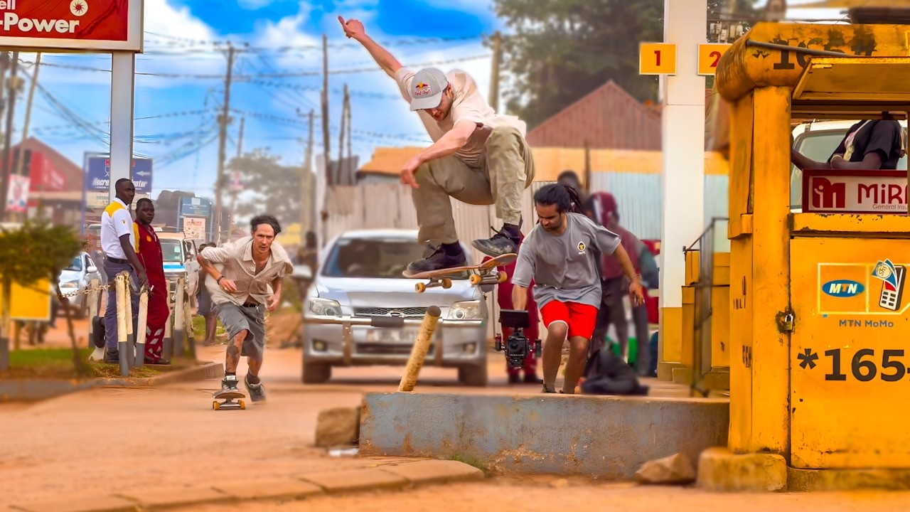 Madars Apse & Shawn Hale VS Uganda Crusty Skate Spot