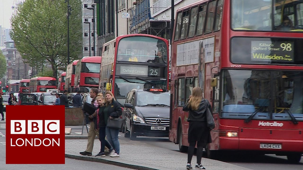 Bus numbers cut on Oxford Street – BBC London News