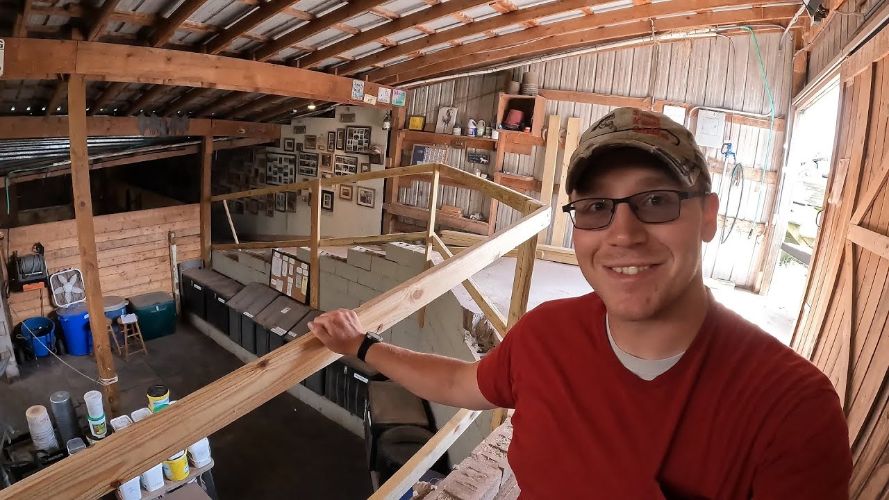 Completing Our New Feed Room!