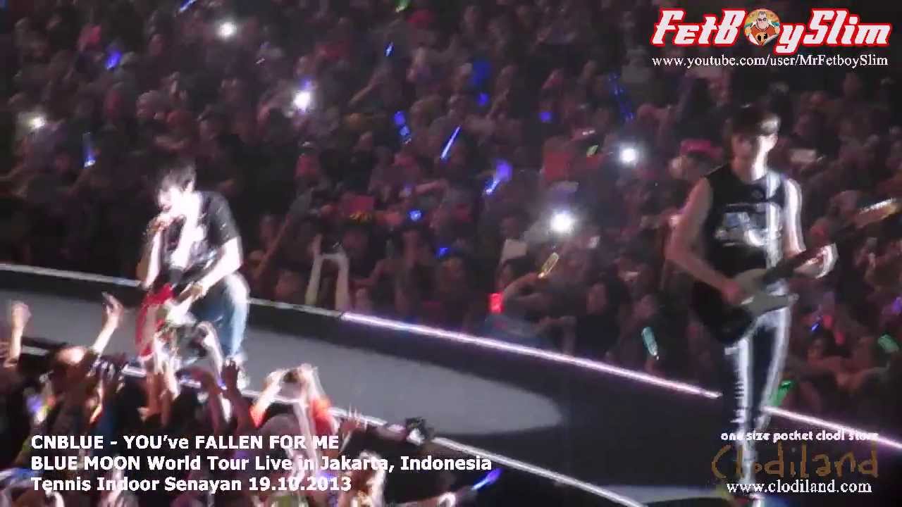 CNBLUE - YOU'VE FALLEN FOR ME ( Yong Hwa little dance intro) live in Jakarta, Indonesia 2013