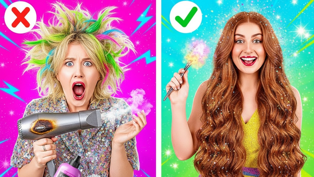 Funny Problems with Long Hair 😂 Beauty and Relationship Struggles