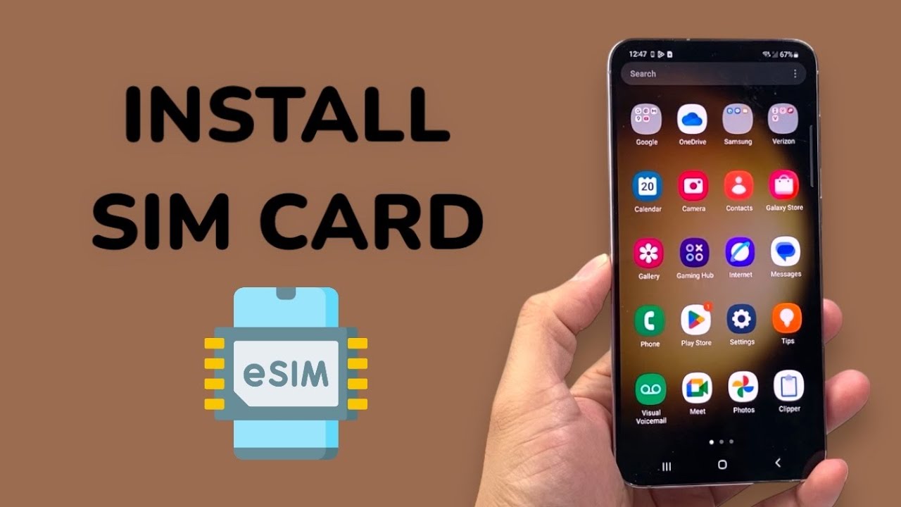 How To Install SIM Card On Samsung Phone