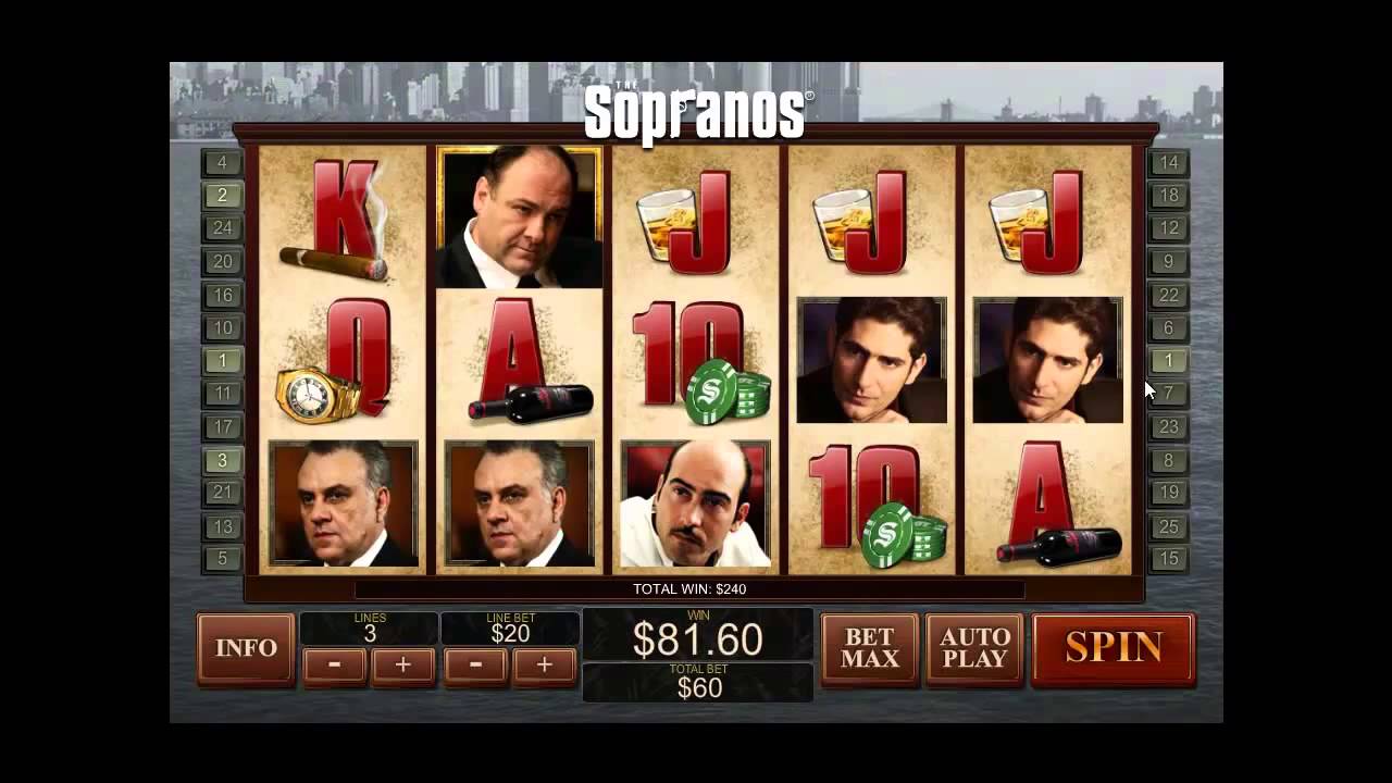 The Sopranos Slot Gameplay