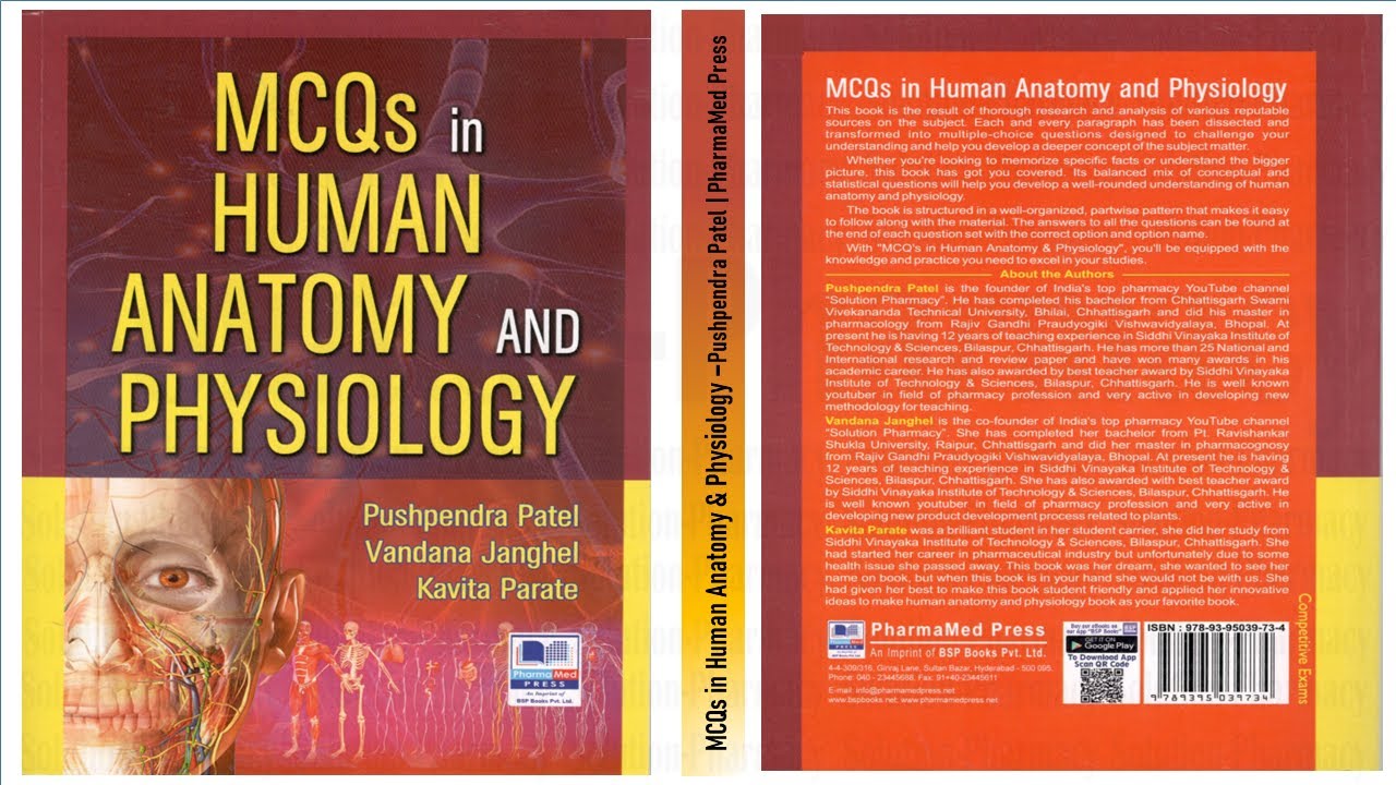 MCQs in Human Anatomy & Physiology | BEST Collection of MCQs on Anatomy & Physiology
