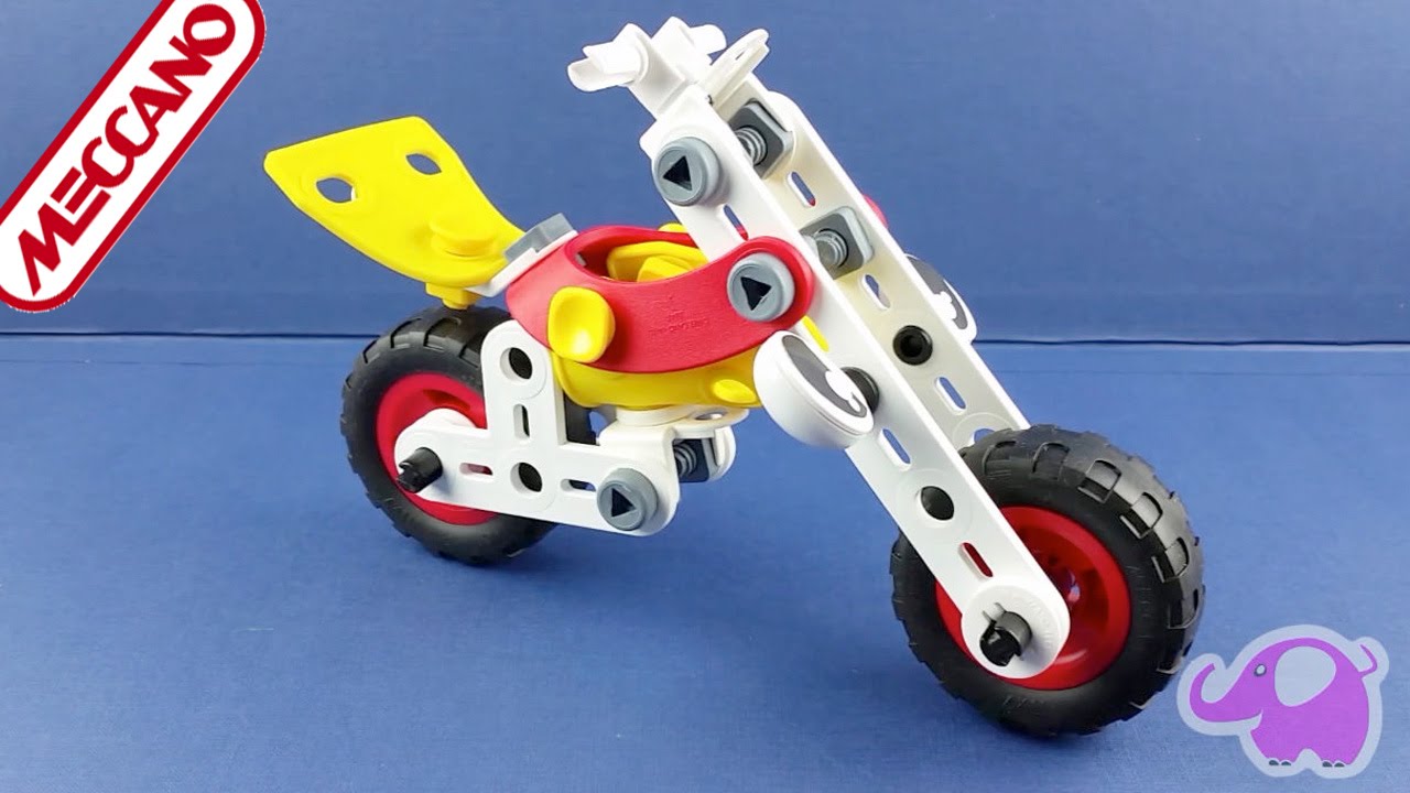 MECCANO! MOTO Juego de Construcción! - MOTORBIKE Construction Toy!