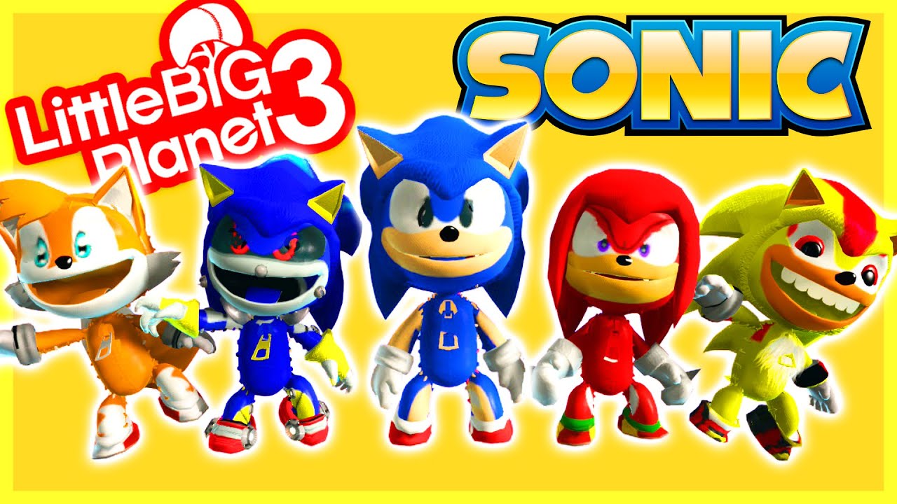 FREE Sonic Costume, Music, Photos and Sonic 2D  - LittleBigPlanet 3 | EpicLBPTime