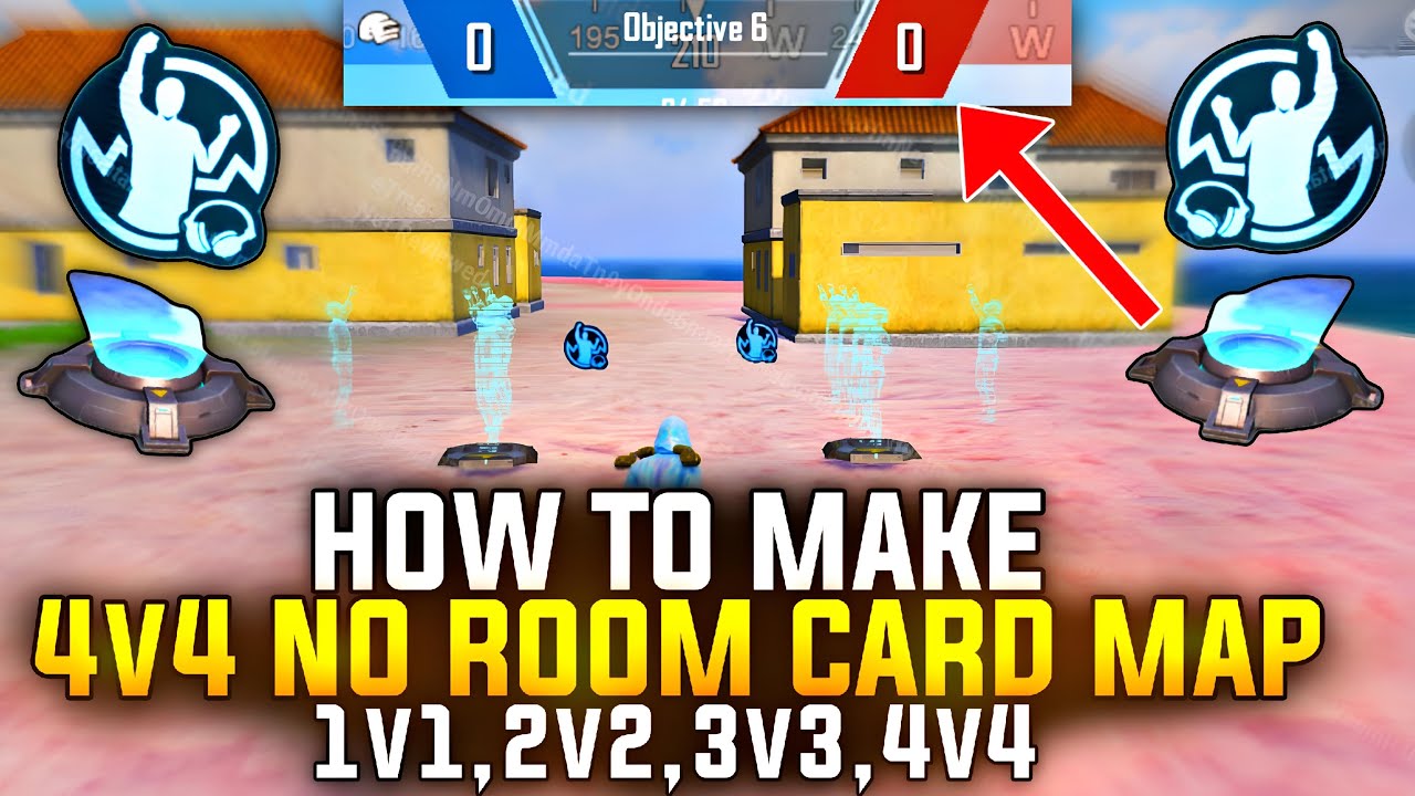 How to Make Wow  4v4 No Room Card | Wow 4v4 No Room Card Map | 1v1,2v2,3v3,4v4 | Wow Totorials