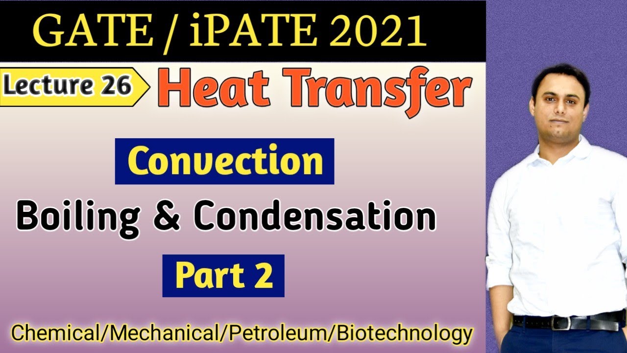 Heat Transfer Convection I Boiling And Condensation I Part 2 | Film Wise Condensation | GATE 2021
