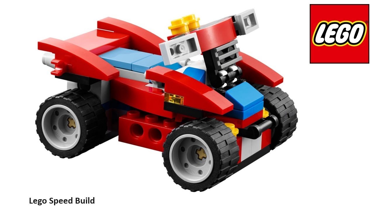 Lego Creator 31030 Red Quad Bike Speed Build