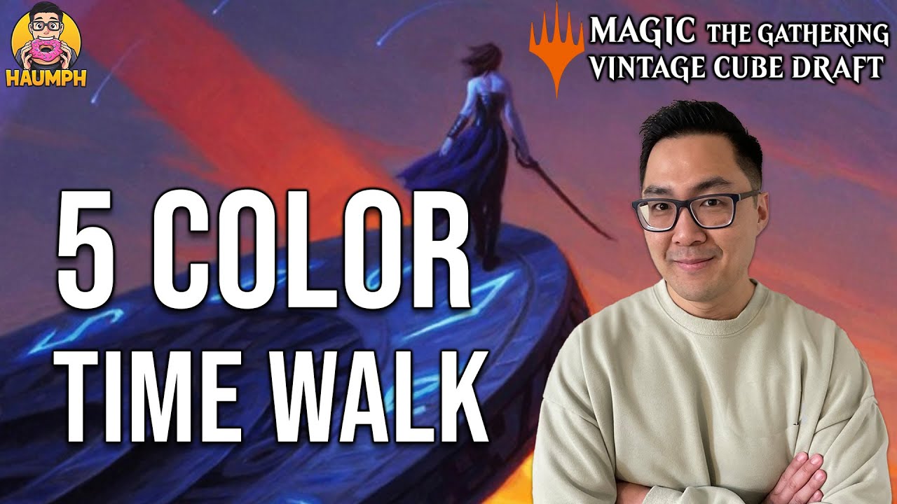 Taking All The Turns With This 5-Color Masterpiece | Vintage Cube Draft | MTGO