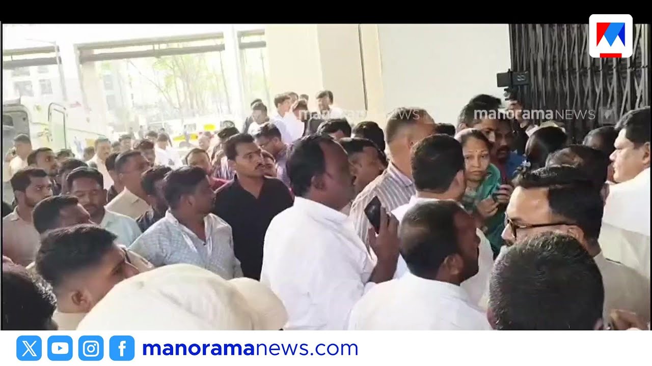 അജിത് പവാറിനെ കാണാനായി ആശുപത്രിക്ക് മുന്നില്‍ തടിച്ചുകൂടി ജനം | Ajit Pawar