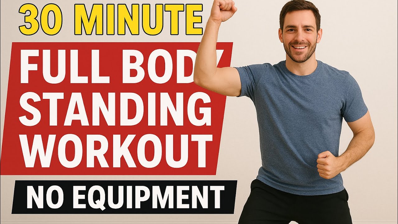 30 Minute Full Body Standing Workout | No Equipment Home Exercise for Strength & Recovery