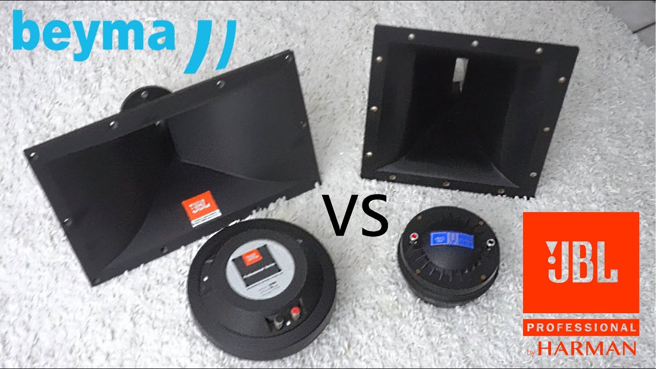 Beyma CP 850 TI ND  VS  JBL 2446