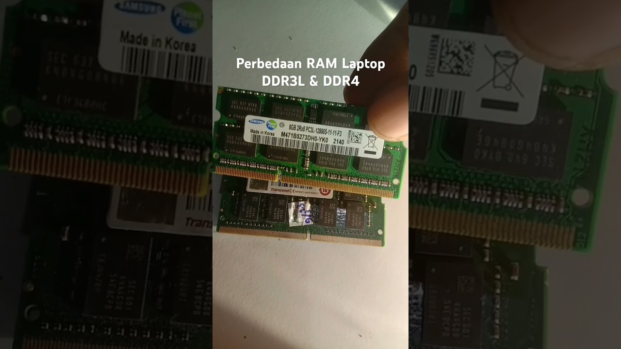 Begini Bedanya RAM Laptop DDR3L dan DDR4 #repairlaptop #caraservislaptopmatitotal #shorts