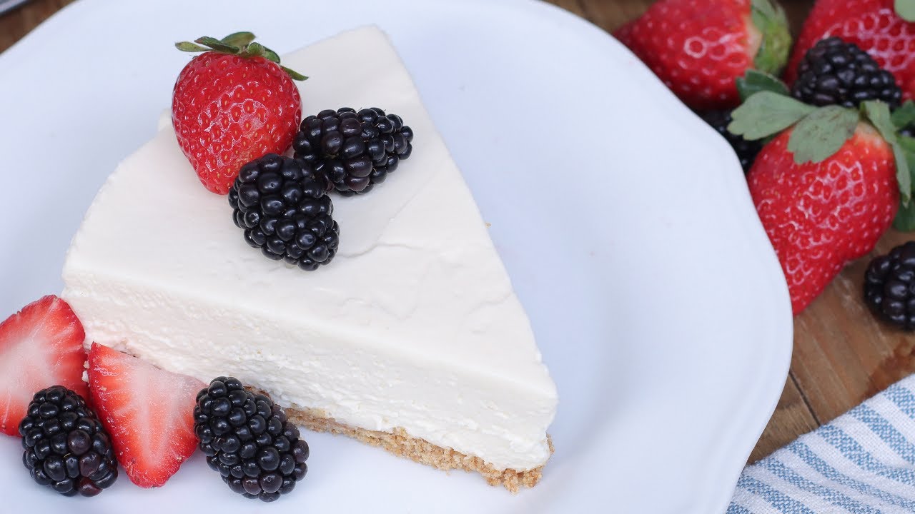 Fail-Proof No-Bake Cheesecake Recipe! 😍 Thick & Creamy