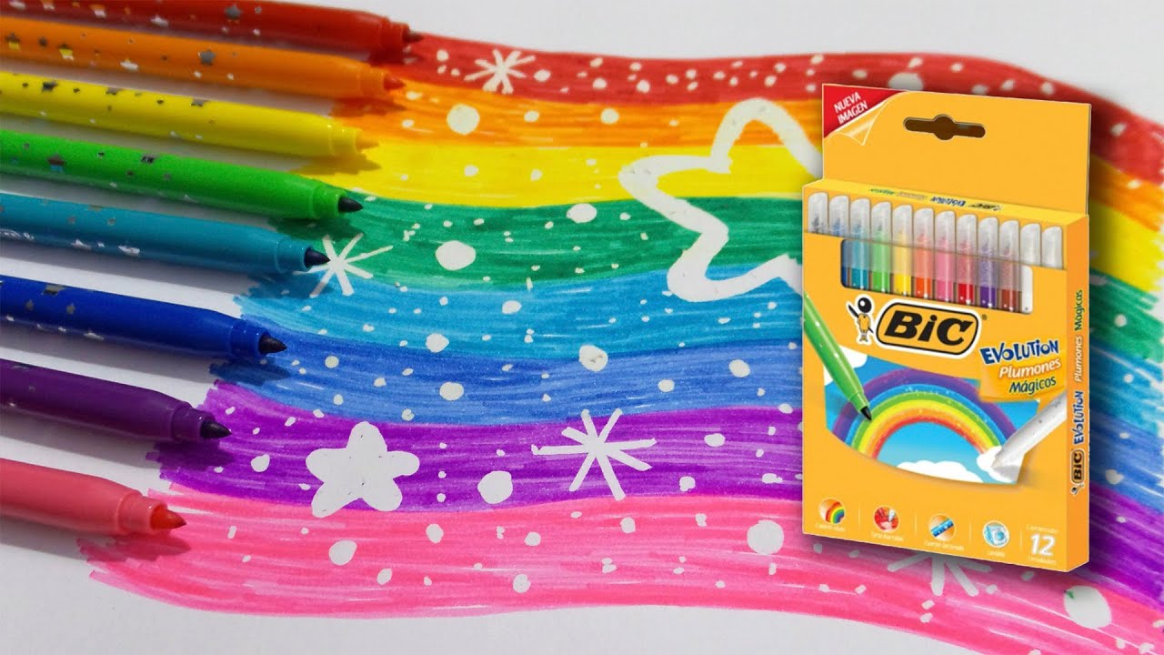 Plumones m&aacute;gicos BIC - Marcadores que se borran ❤️🧡💛💚💙💜