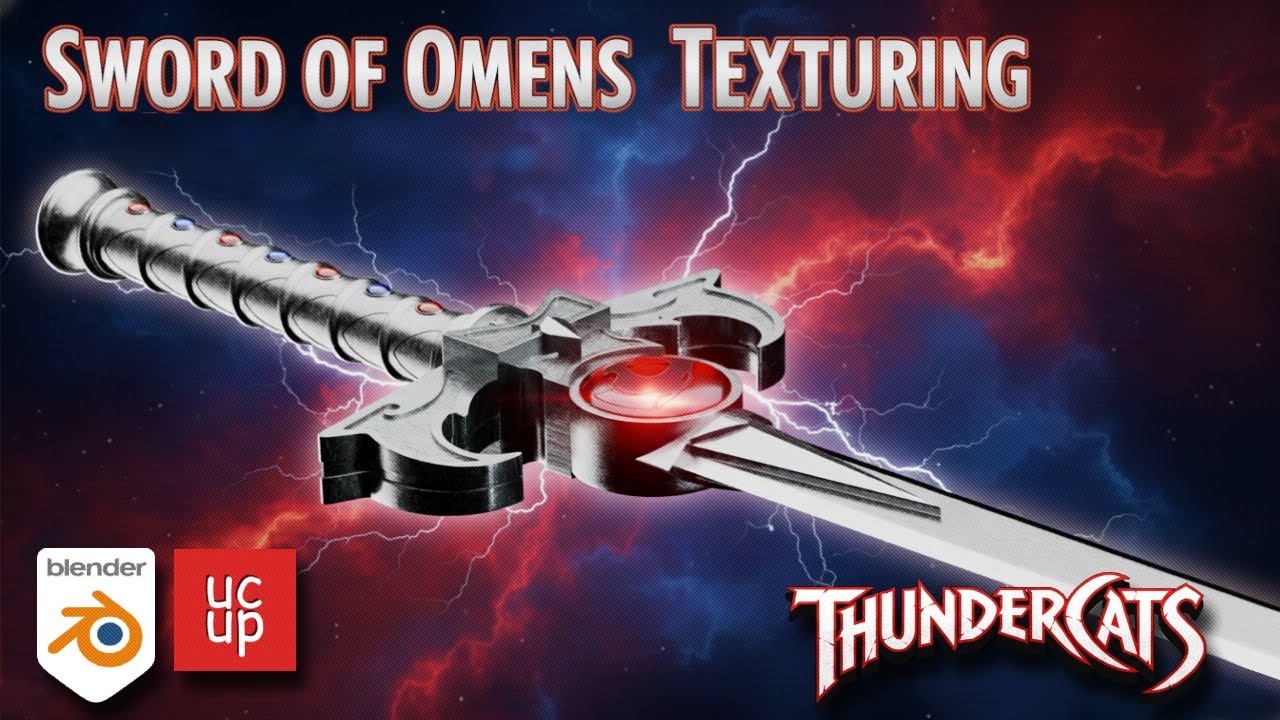 Blender 3D Texturing with Ucupaint Addon: Sword of Omens