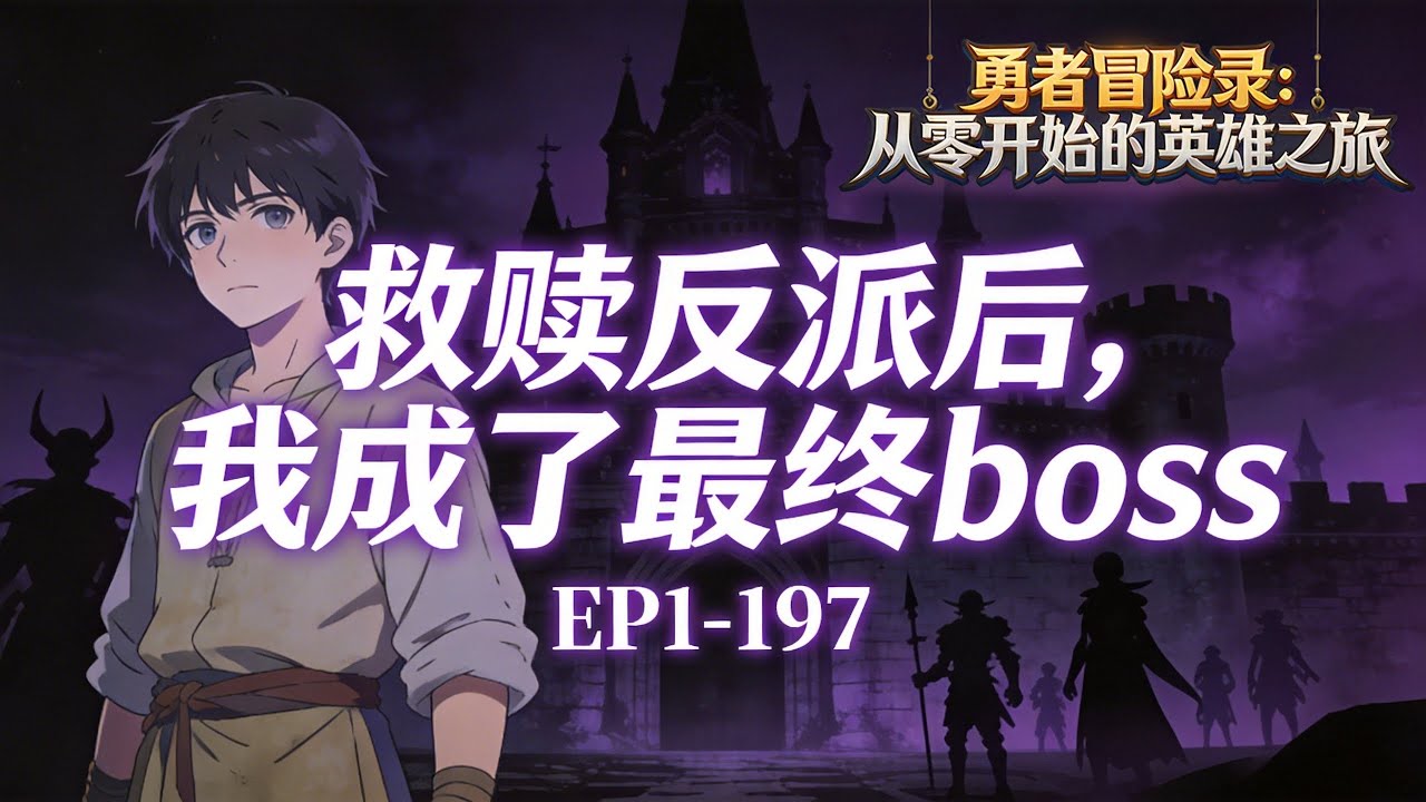 🔥《救赎反派后，我成了最终boss》EP1-197💥 一觉醒来，我竟穿进了爆肝通关的游戏《勇者冒险录：从零开始的英雄之旅》里，成了反派大BOSS【灾星】伊莎贝拉…的炮灰哥哥？#爽文#小說#有声书#漫画