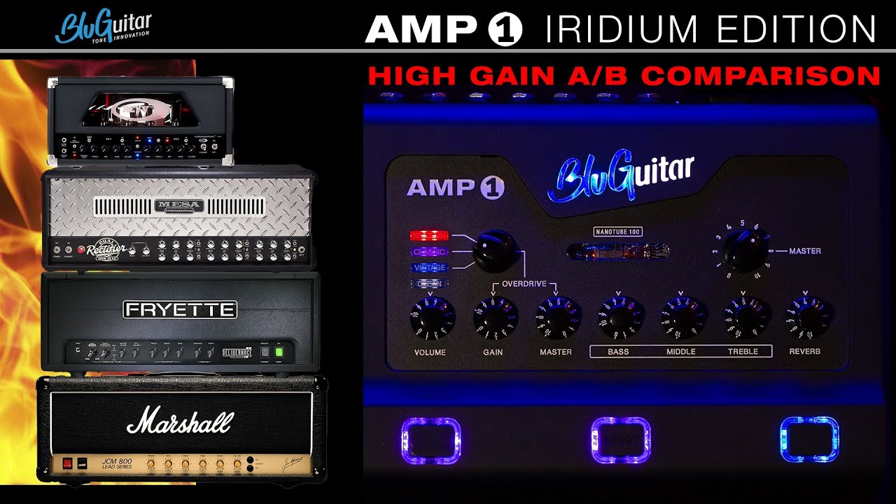 A/B Comparison: AMP1 IRIDIUM EDITION vs. Dual Rectifier, Generator 40-7,  Deliverance 60 & JCM800